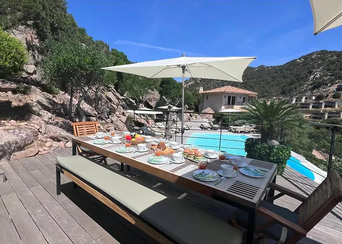 Secluded With Sea View In Palombaggia Ferienhaus *